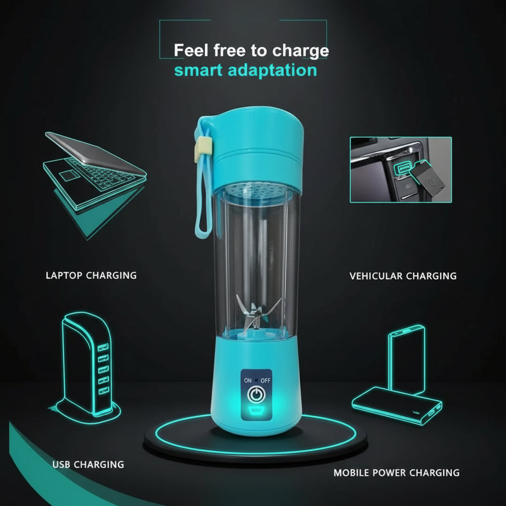 Mini Blender Portable Rechargeable USB — Jus Fruits, Smoothies & Milkshakes