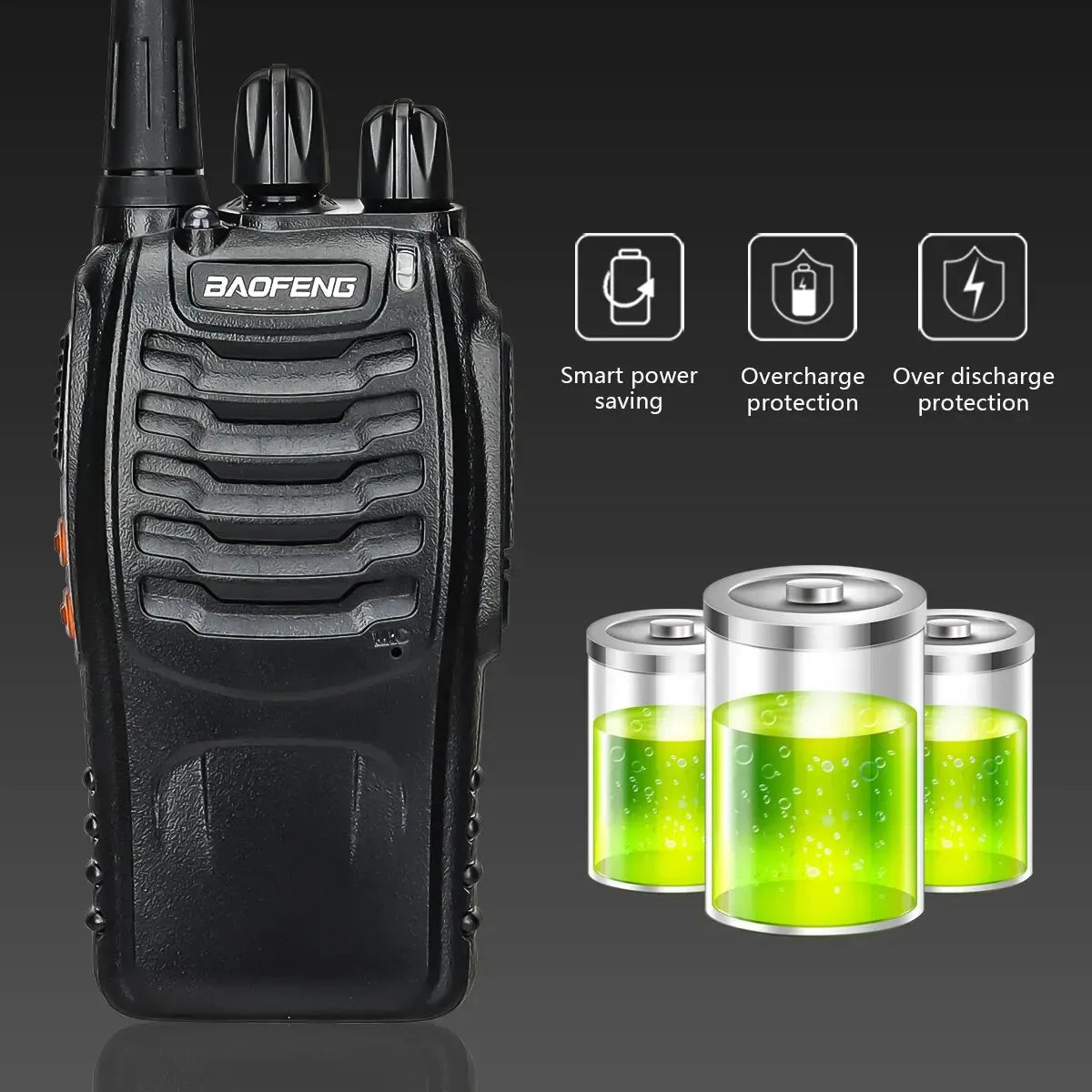 Baofeng BF-888S Pro – Talkie-Walkie UHF Longue Portée | Copie de Fréquence Sans Fil