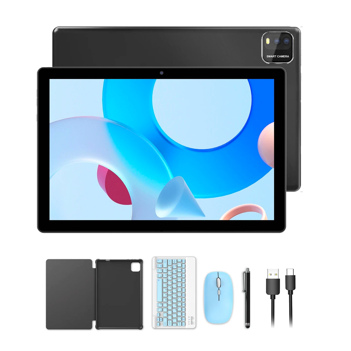 Tablette BAKEN 10" Android 15 – 12GB RAM | 64GB ROM | WiFi 5G | Double Caméra | Pack Clavier