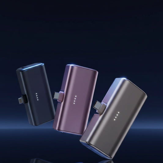 Mini Batterie Externe VIVO 22.5W –  | Format Capsule | USB-C & Lightning | iPhone & Android