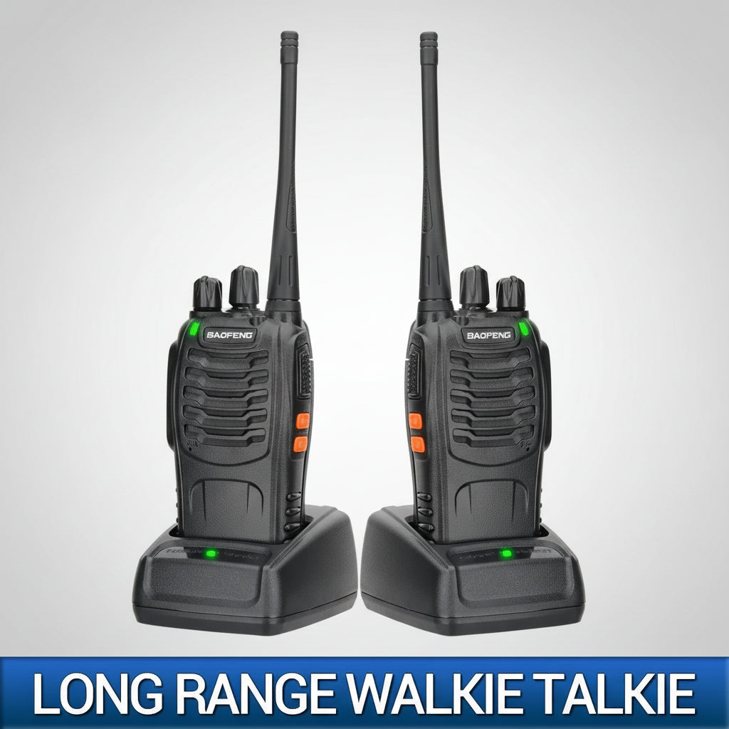 Baofeng BF-888S Pro – Talkie-Walkie UHF Longue Portée | Copie de Fréquence Sans Fil