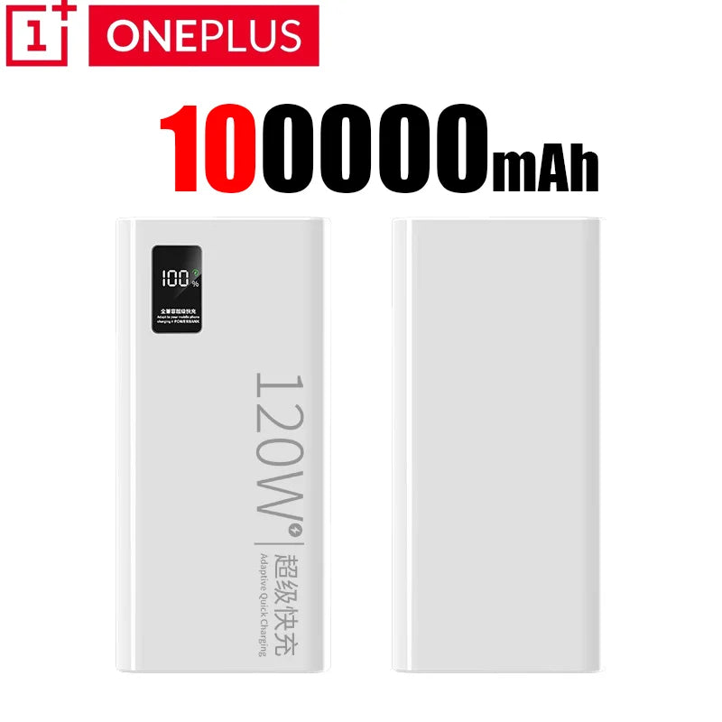 Batterie Externe OnePlus 120W –  | Charge Rapide | USB-C | Affichage Digital