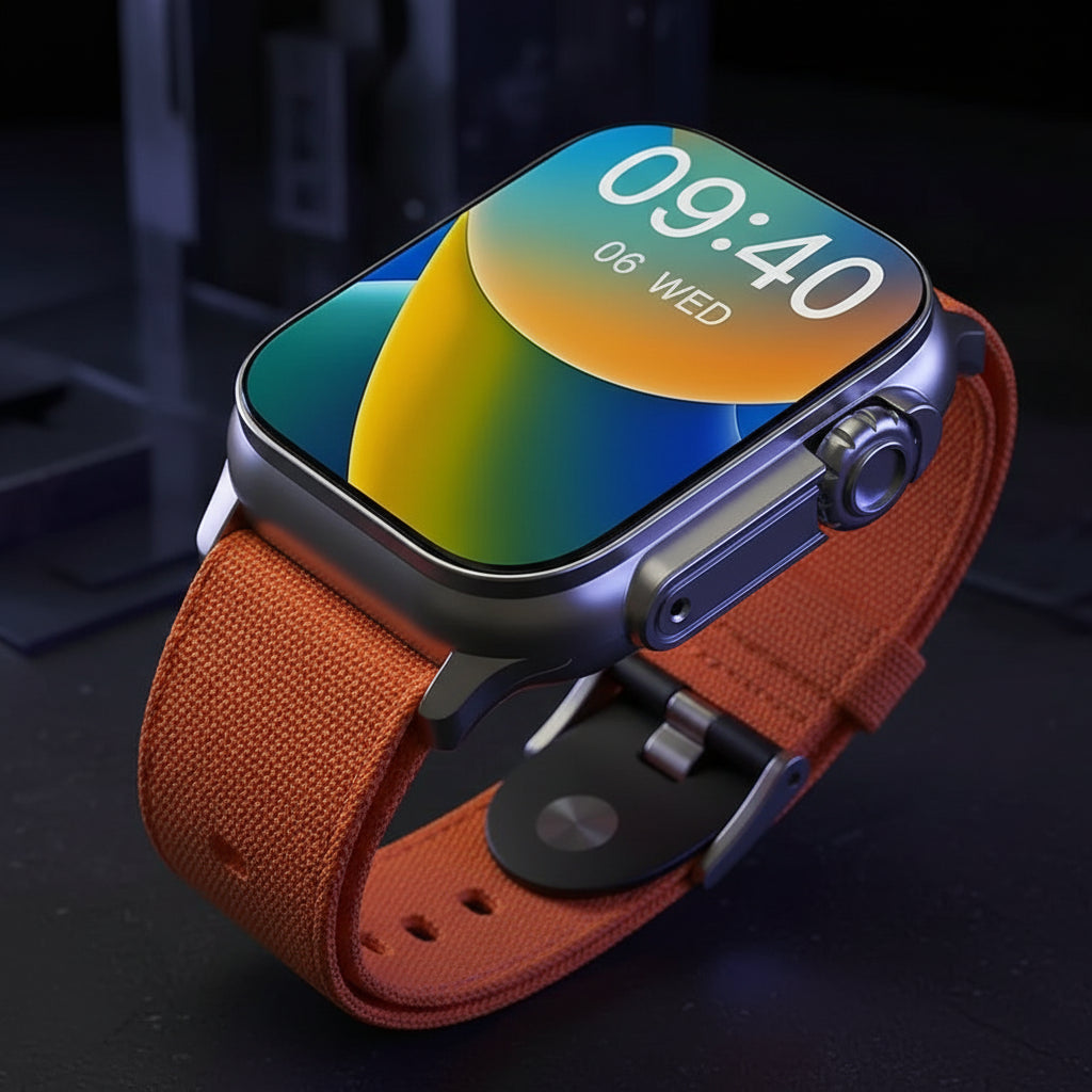 Smartwatch Homme 49mm T800/T900 Ultra 2 – AMOLED, NFC, Bluetooth, Étanche