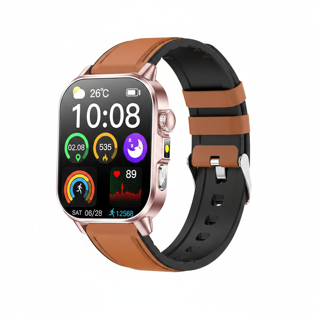 Montre Connectée 2026 – ECG, Appels Bluetooth & Suivi Santé
