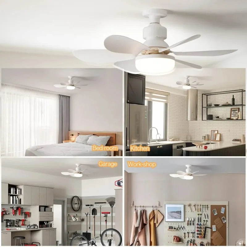 Ventilateur Plafonnier LED Décoratif