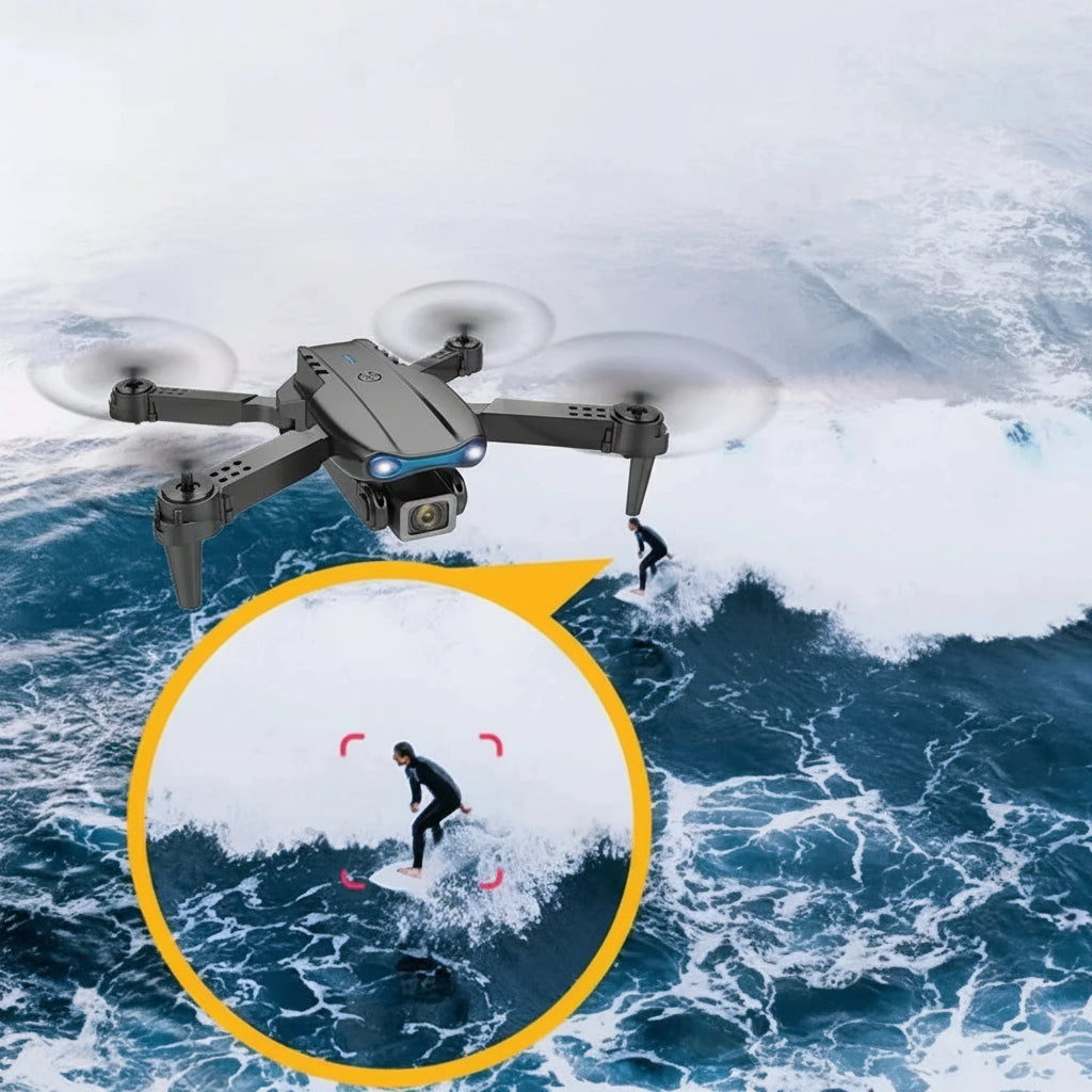Drone E99 Pro – Double Caméra 4K, WiFi FPV, Pliable, Idéal Débutants