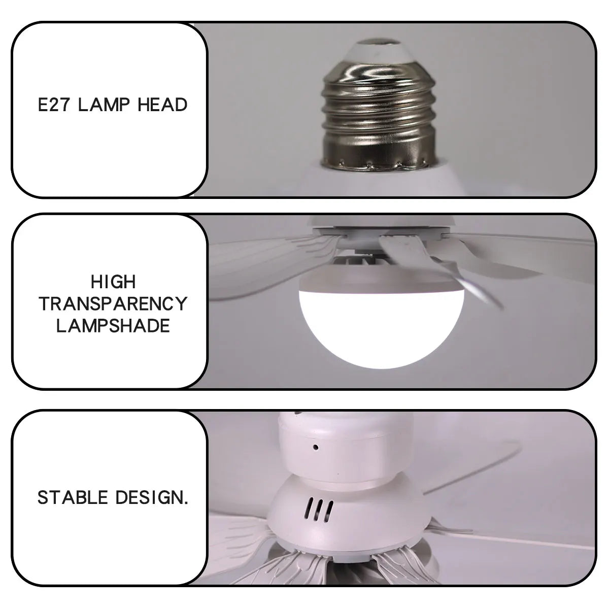 Ventilateur Plafonnier LED Télécommande