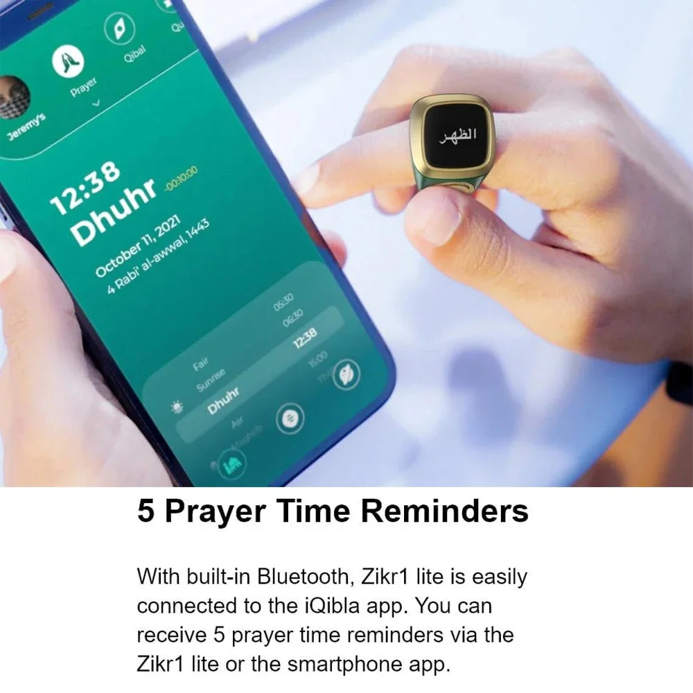 Tasbih Connecté Intelligent Zikr1 Lite – Compteur Dhikr Numérique
