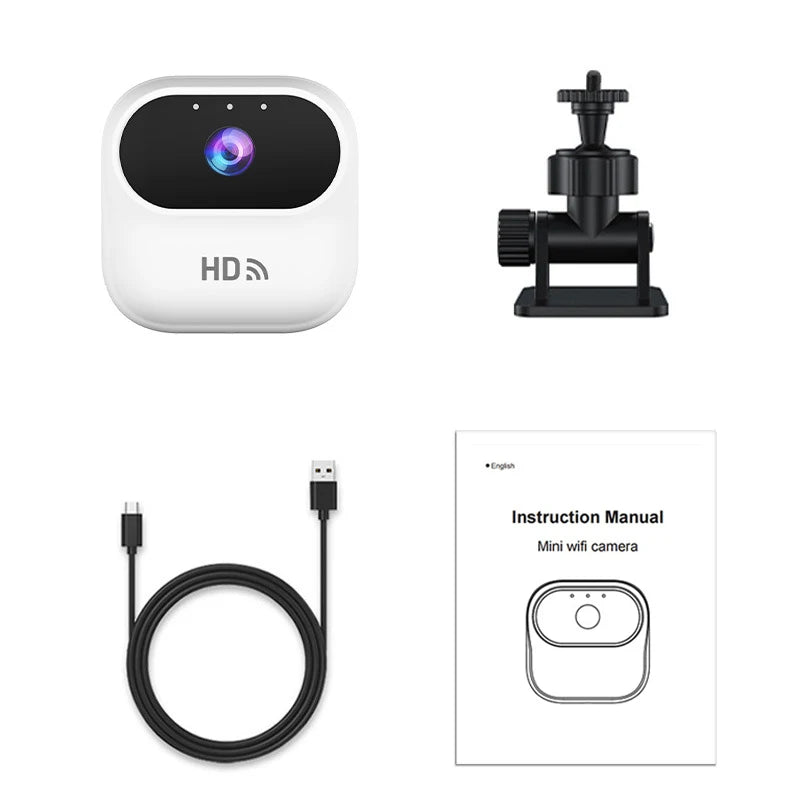 Caméra Mini WiFi FUYUMY 1080P – Surveillance Magnétique, Détection de Mouvement