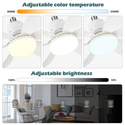 Ventilateur Plafonnier LED Décoratif