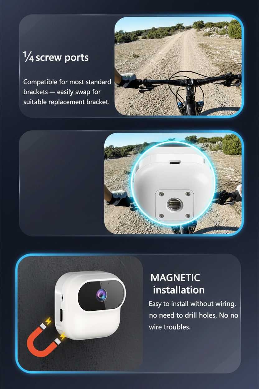 Caméra de Surveillance WiFi Lenovo A8 – 1080P Full HD, Détection de Mouvement