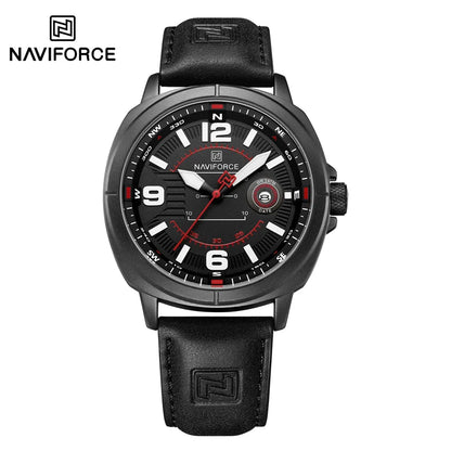 Montre Homme Quartz Élégante 43mm 3ATM Luminescente