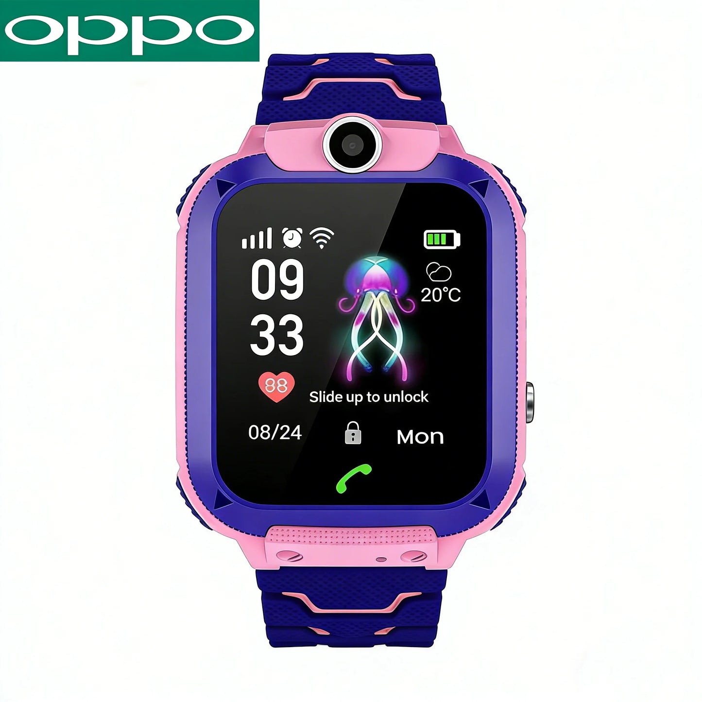Montre Connectée Enfant 4G – Appel Bluetooth, SOS, Caméra & GPS