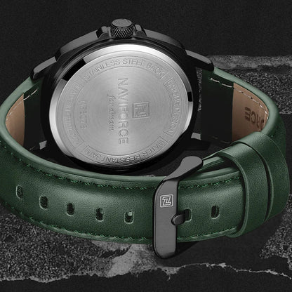 Montre Homme Quartz Élégante 43mm 3ATM Luminescente