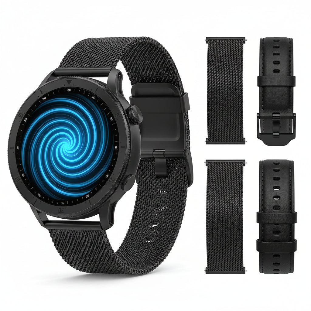 Montre Connectée Homme – Appels Bluetooth, GPS & Suivi Fitness AMOLED