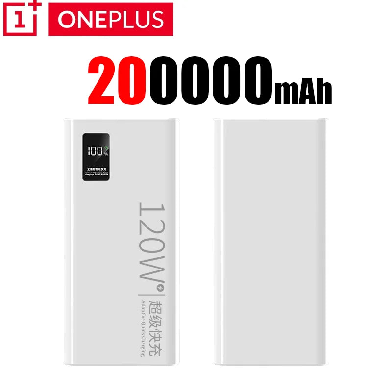 Batterie Externe OnePlus 120W –  | Charge Rapide | USB-C | Affichage Digital