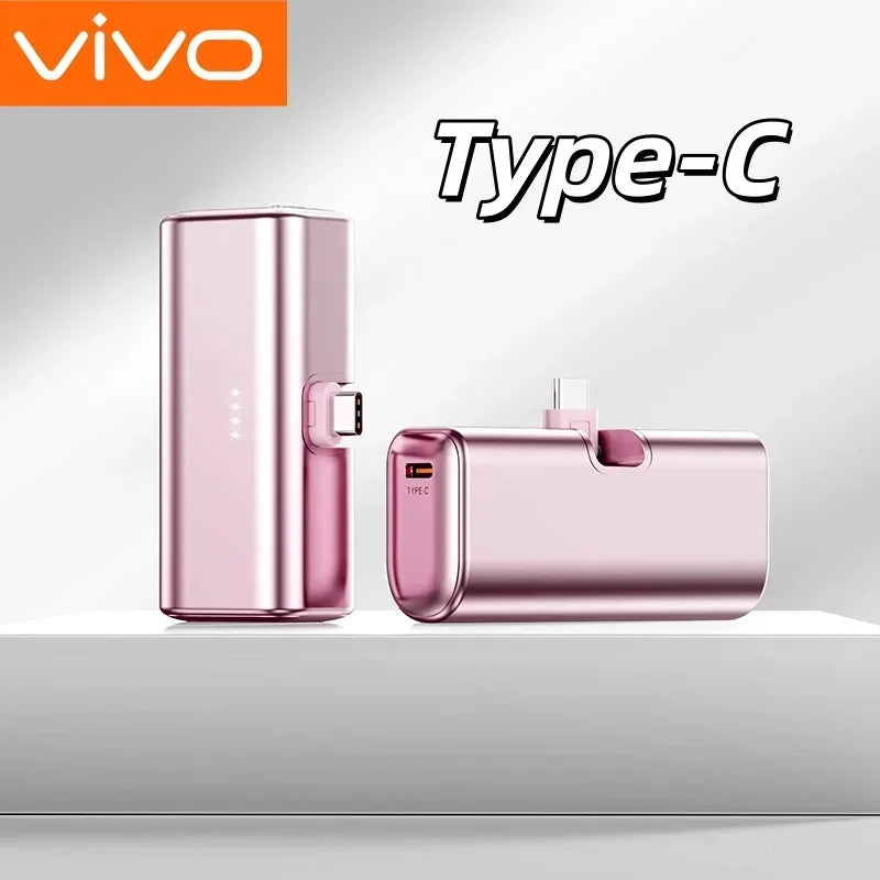 Mini Batterie Externe VIVO 22.5W –  | Format Capsule | USB-C & Lightning | iPhone & Android
