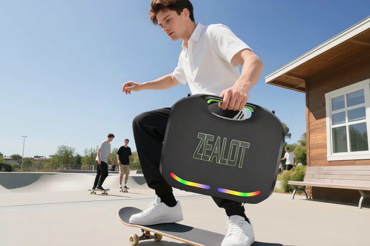 Enceinte Bluetooth ZEALOT RGB, Son 7.1 Surround