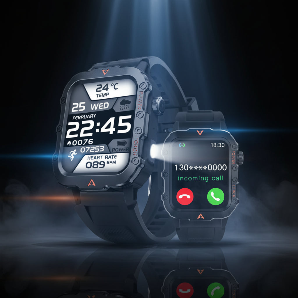 Montre Connectée Sport avec Appel Bluetooth & Suivi Santé