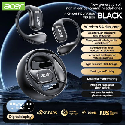 Écouteurs Bluetooth Open-Ear Sport – Légers et Confortables
